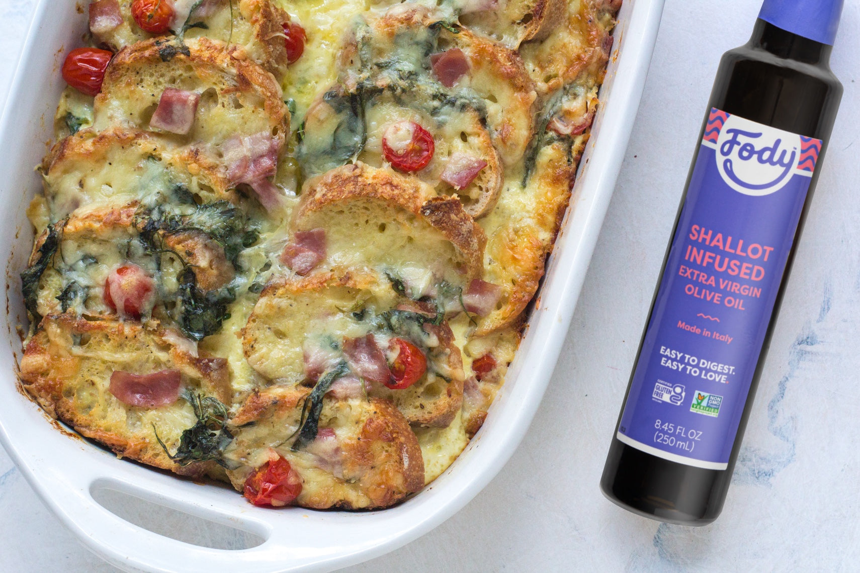 Savory Overnight Low FODMAP French Toast