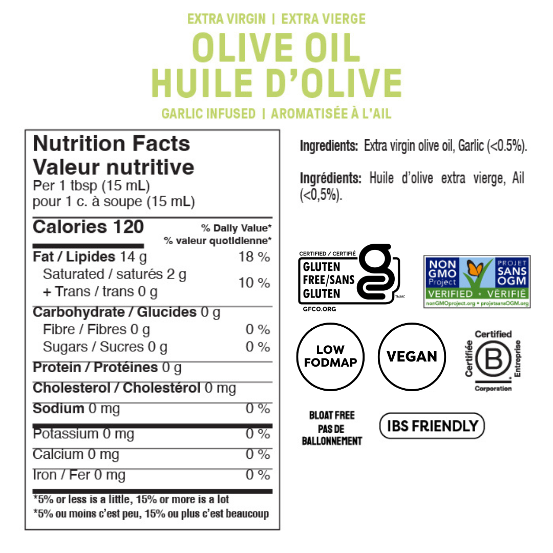 Garlic-Infused Olive Oil - 2 Pack