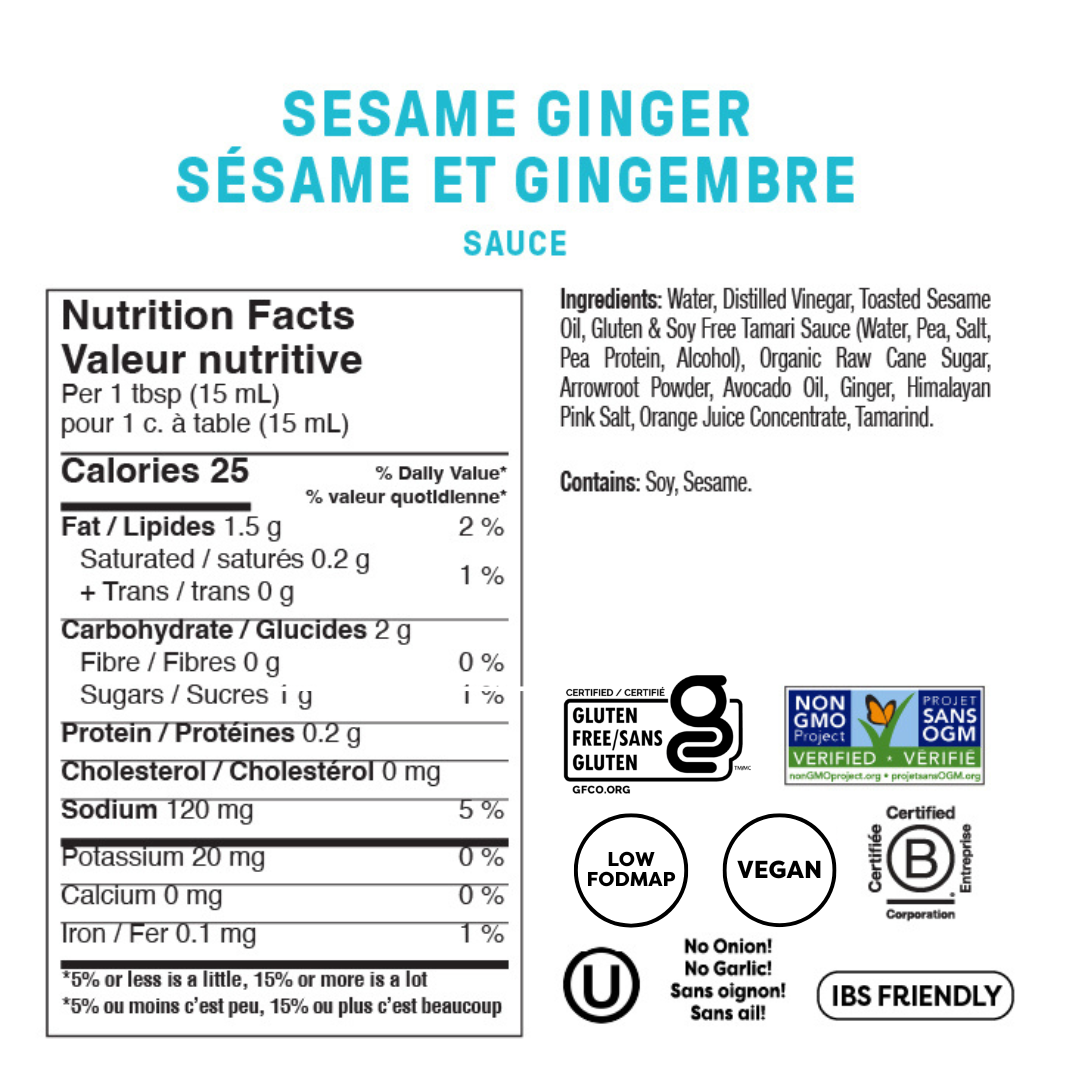 Sesame Ginger Sauce & Marinade