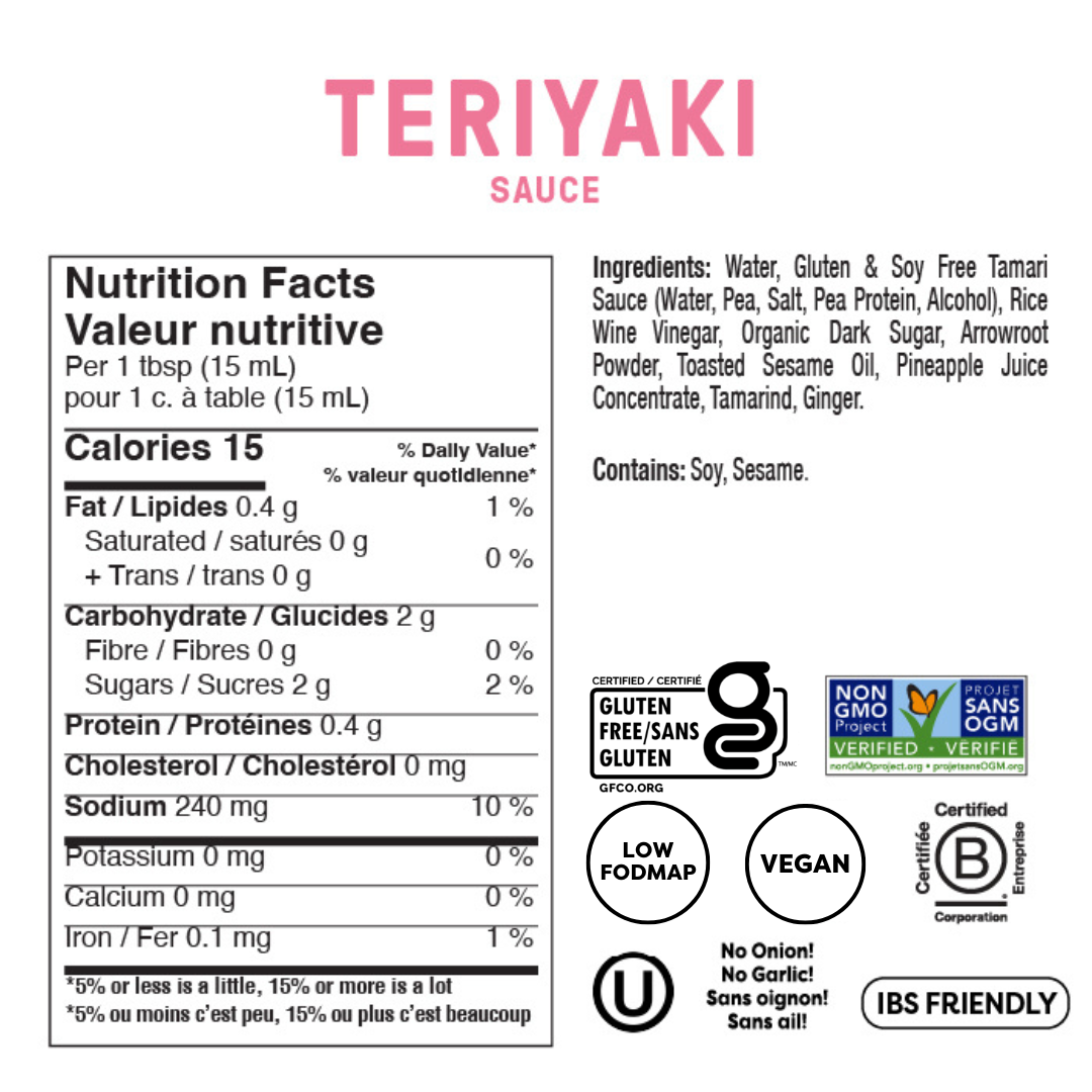 NO SOY Teriyaki Sauce & Marinade