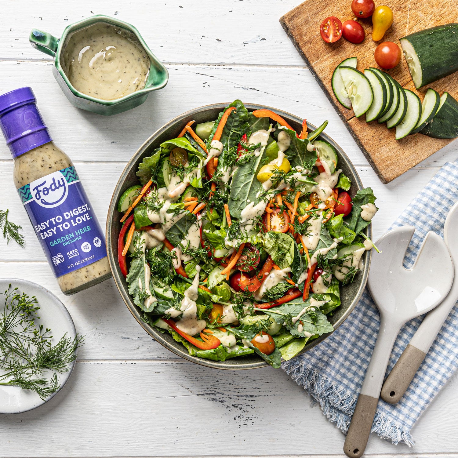 Vinaigrette herbes du jardin