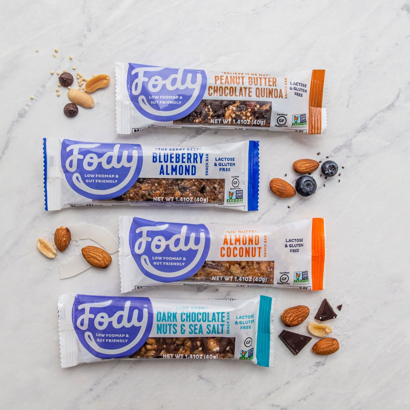 Fody Low FODMAP Snack Bar collection