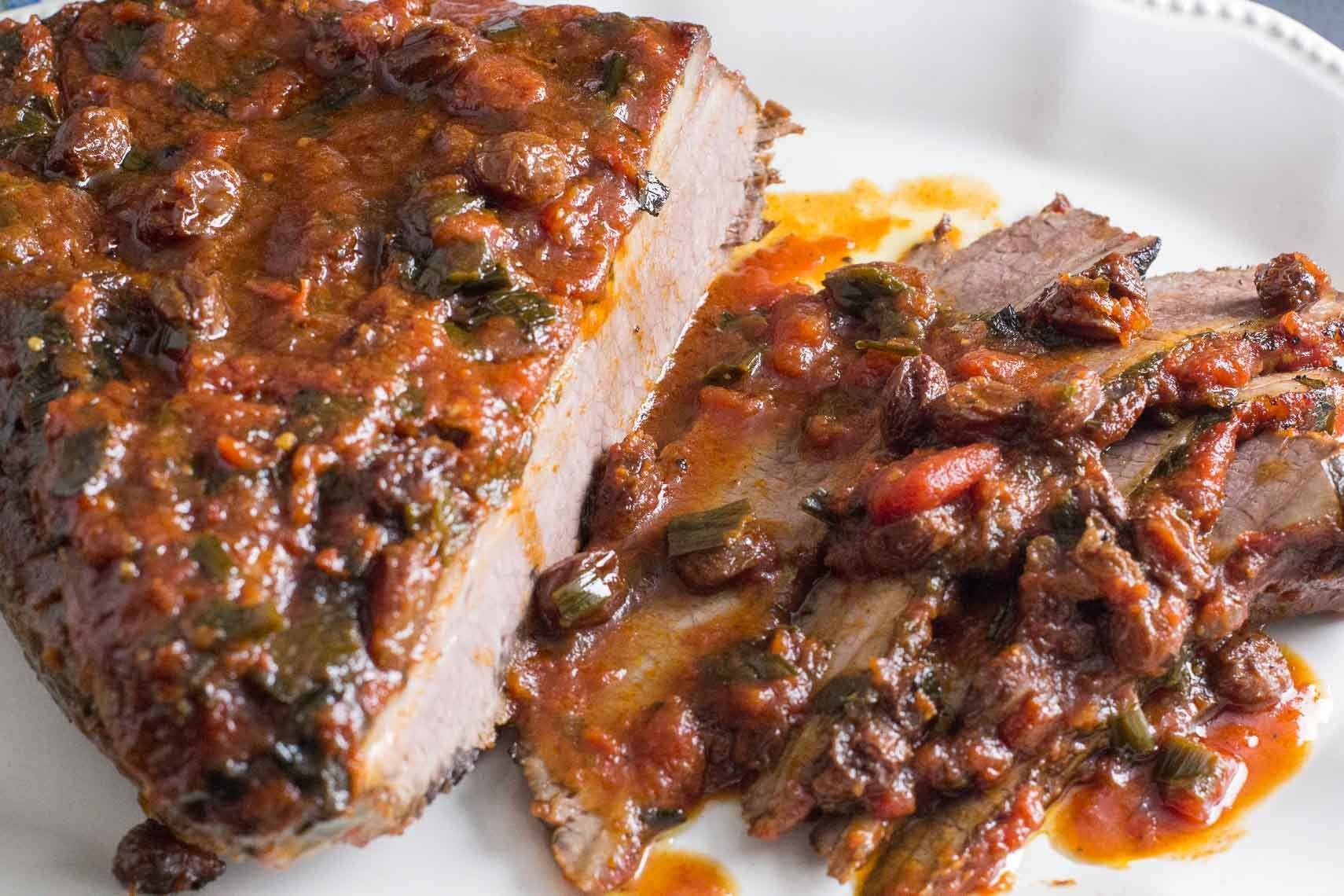 Low FODMAP Sweet and Sour Brisket Recipe