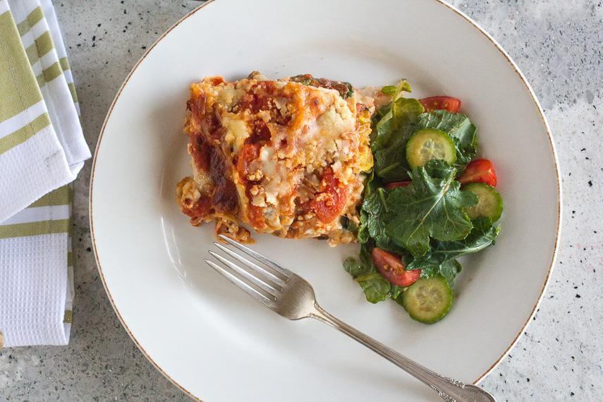 Spring & Summer Roasted Vegetable Low FODMAP Lasagna