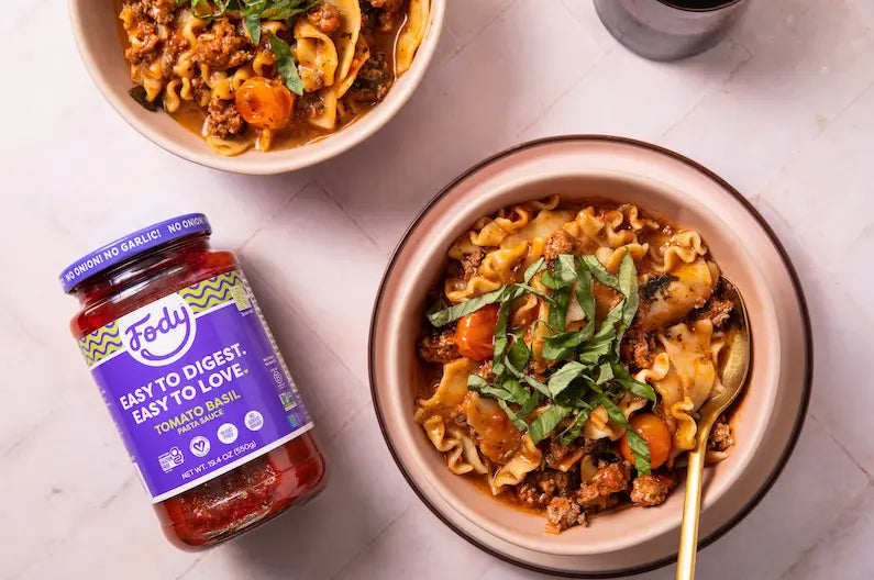 Fody's Low FODMAP Lasagna Soup
