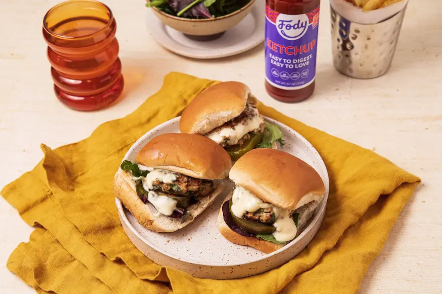 Fody’s Turkey & Spinach Sliders with Caesar Aioli