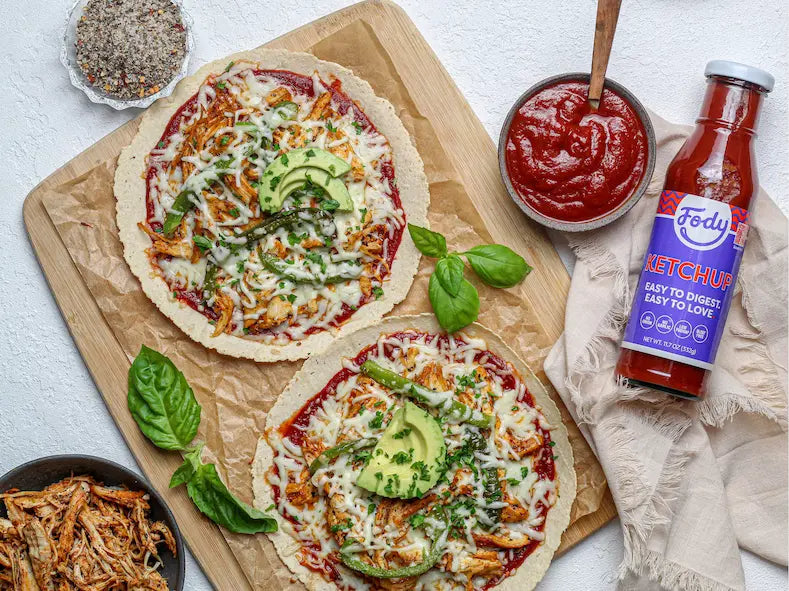 Fody’s BBQ Chicken Tortilla Pizzas