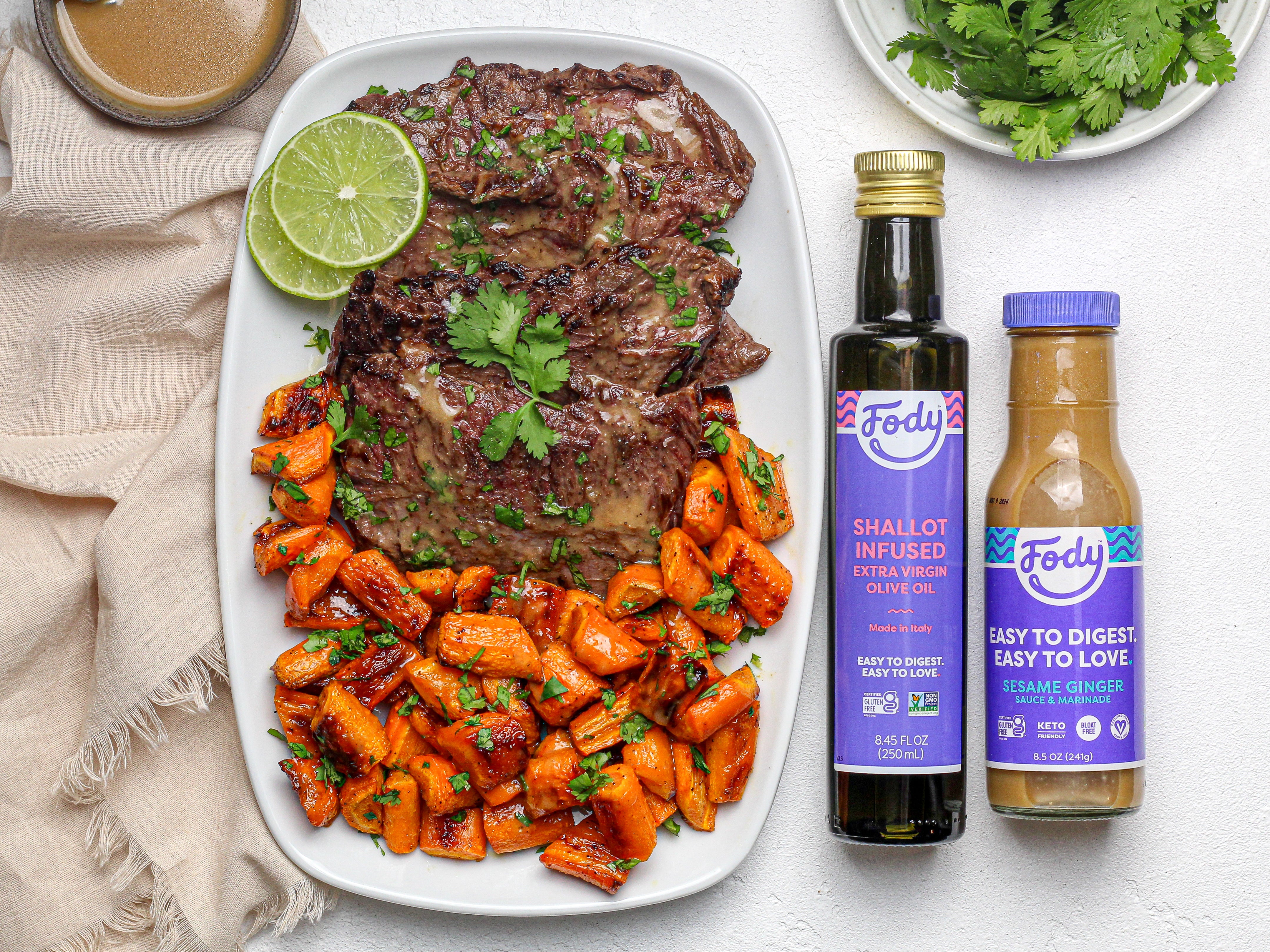 Ginger steak marinade best sale