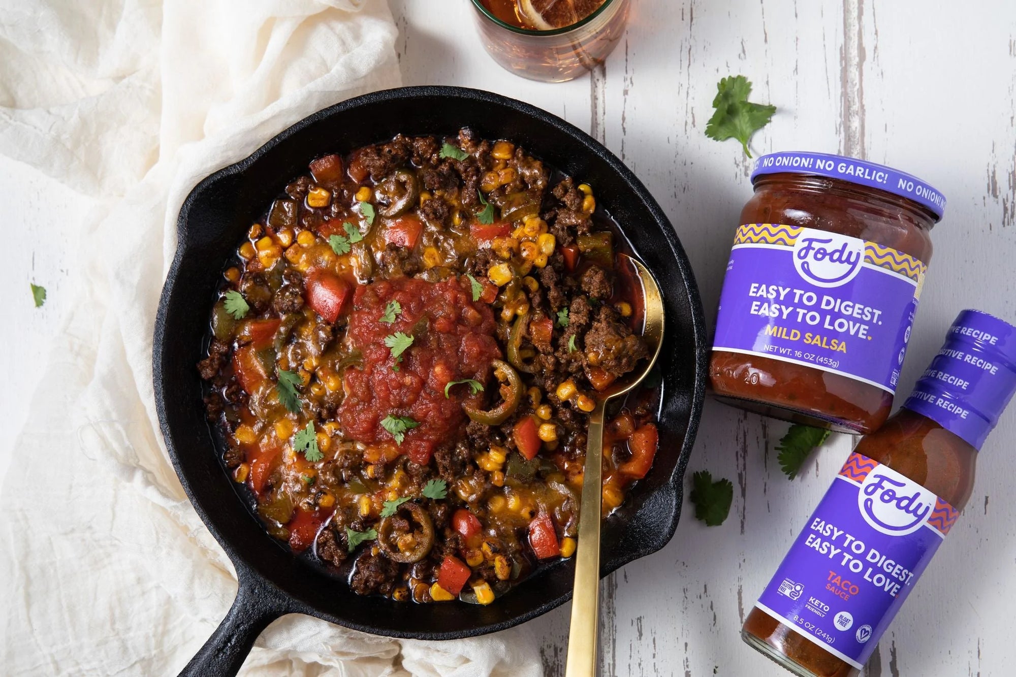Fody’s One Pan Beef Taco Skillet
