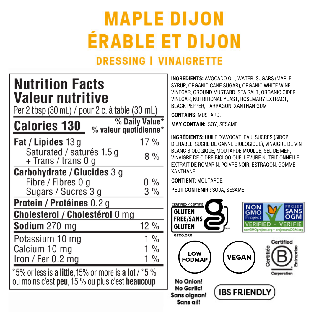 Maple Dijon Salad Dressing