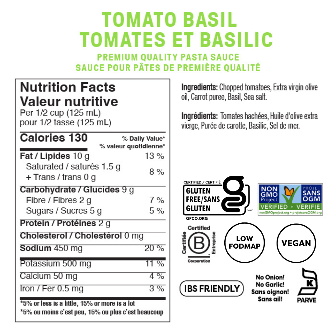 Tomato Basil Pasta Sauce