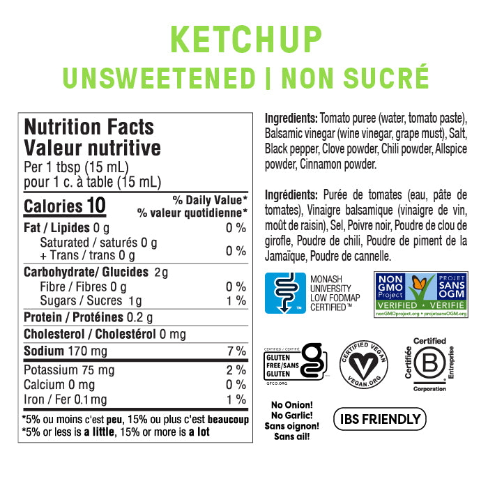 Unsweetened Ketchup