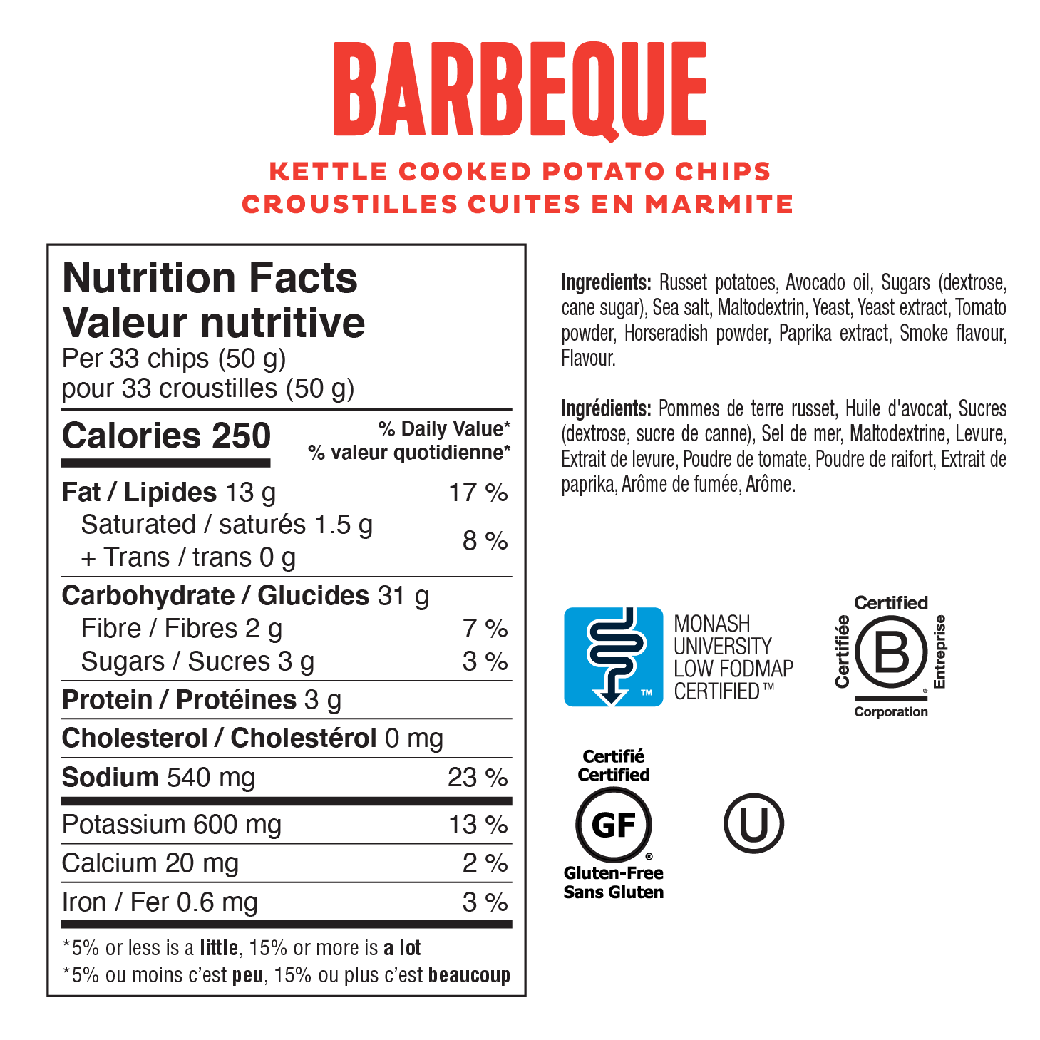 Kettle Cooked Barbeque Chips (2 Bags)