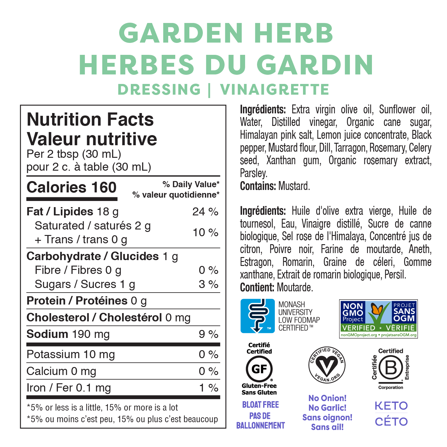 Garden Herb Salad Dressing