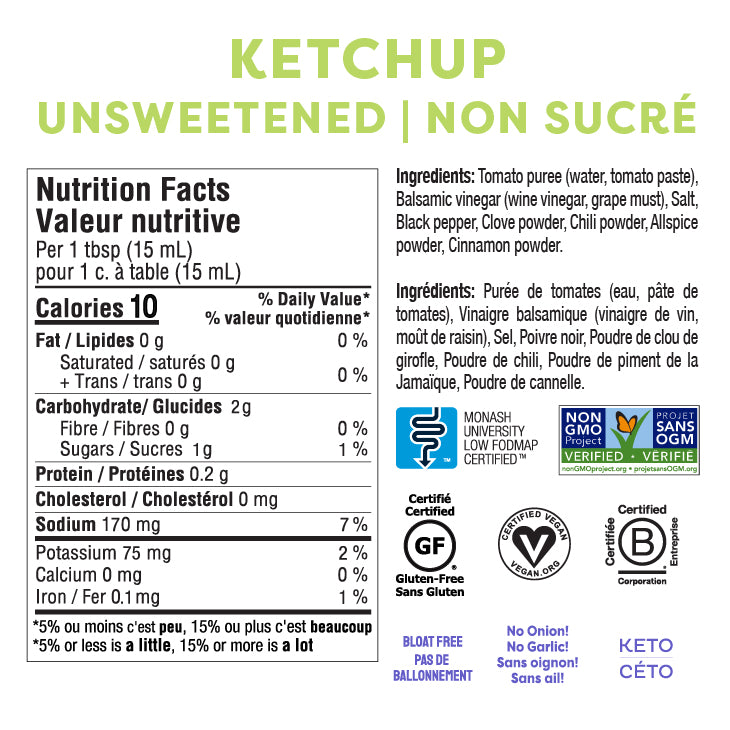 Unsweetened Ketchup