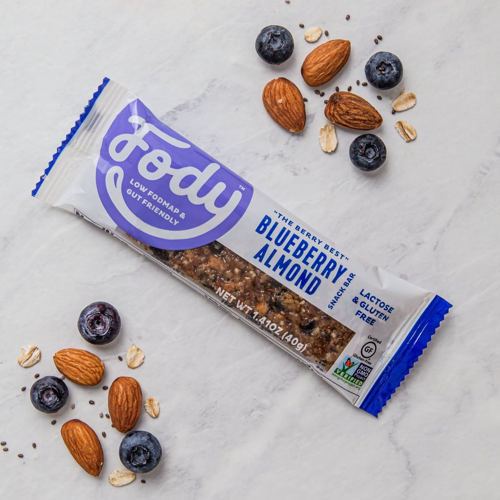 Blueberry Almond Snack Bars - Box of 12